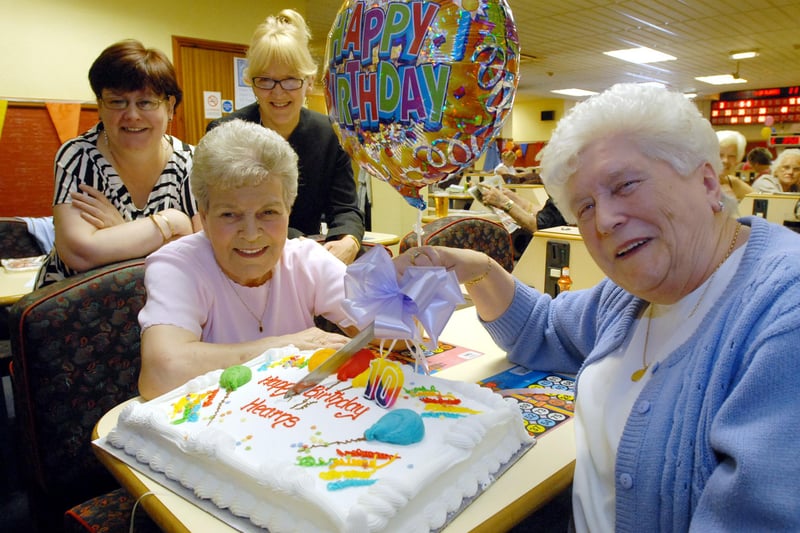 Back to 2007 for a scene at Hearns Bingo in Jarrow where 10th anniversary celebrations were being held. Were you there?