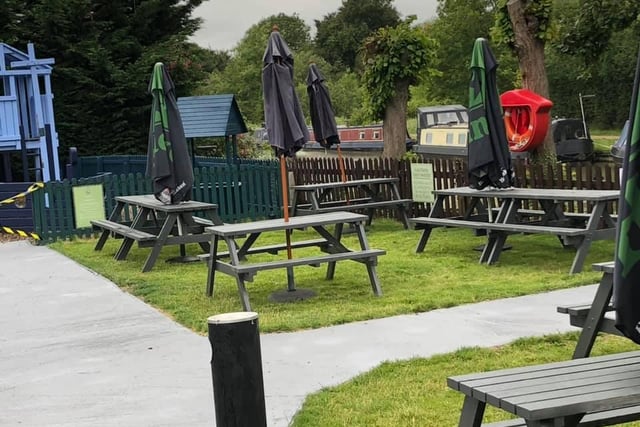 "The beer garden outside is large with loads of tables and a good climbing frame/slide for kids. We were all happy with the food. Every member of staff we spoke to was friendly." Old Wolverton Rd, MK12 5NL