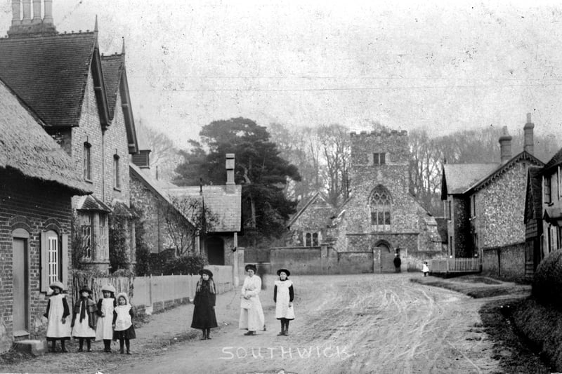 Southwick village at the turn of the last century. Little has changed today. Picture: costen.co.uk