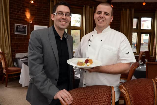 Rafters restaurant owners Alistair Myers (left) and Tom Lawson at the Oakbrook Road eatery.