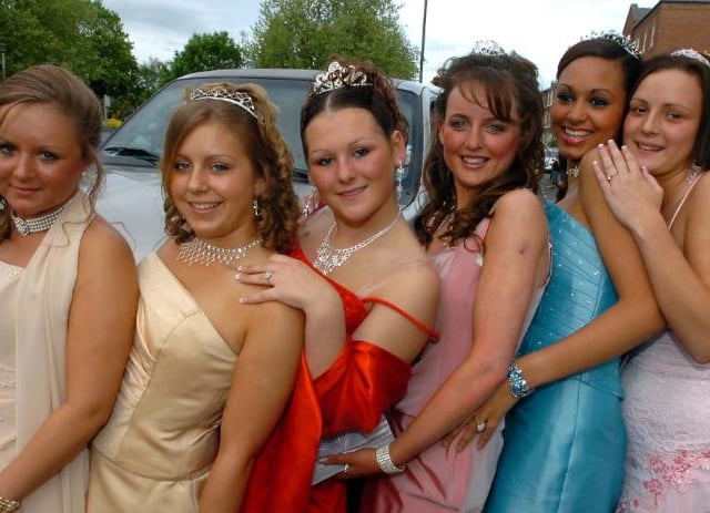 Girls at Danum prom 2006.