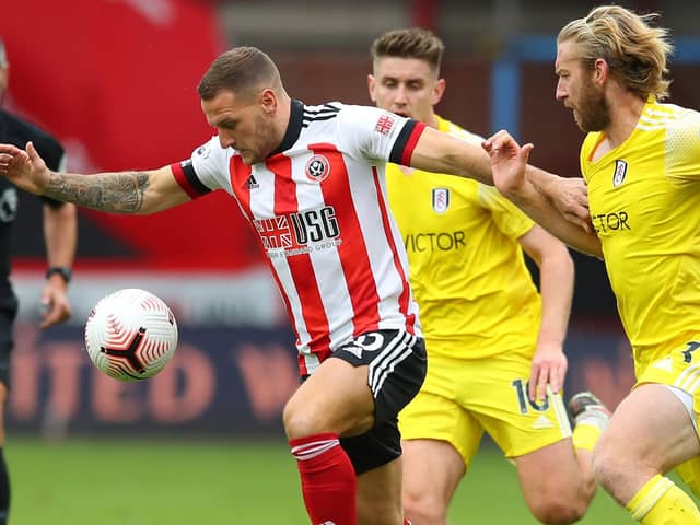 Billy Sharp scored Sheffield United's only goal in the draw wit Fulham on Sunday. Simon Bellis/Sportimage