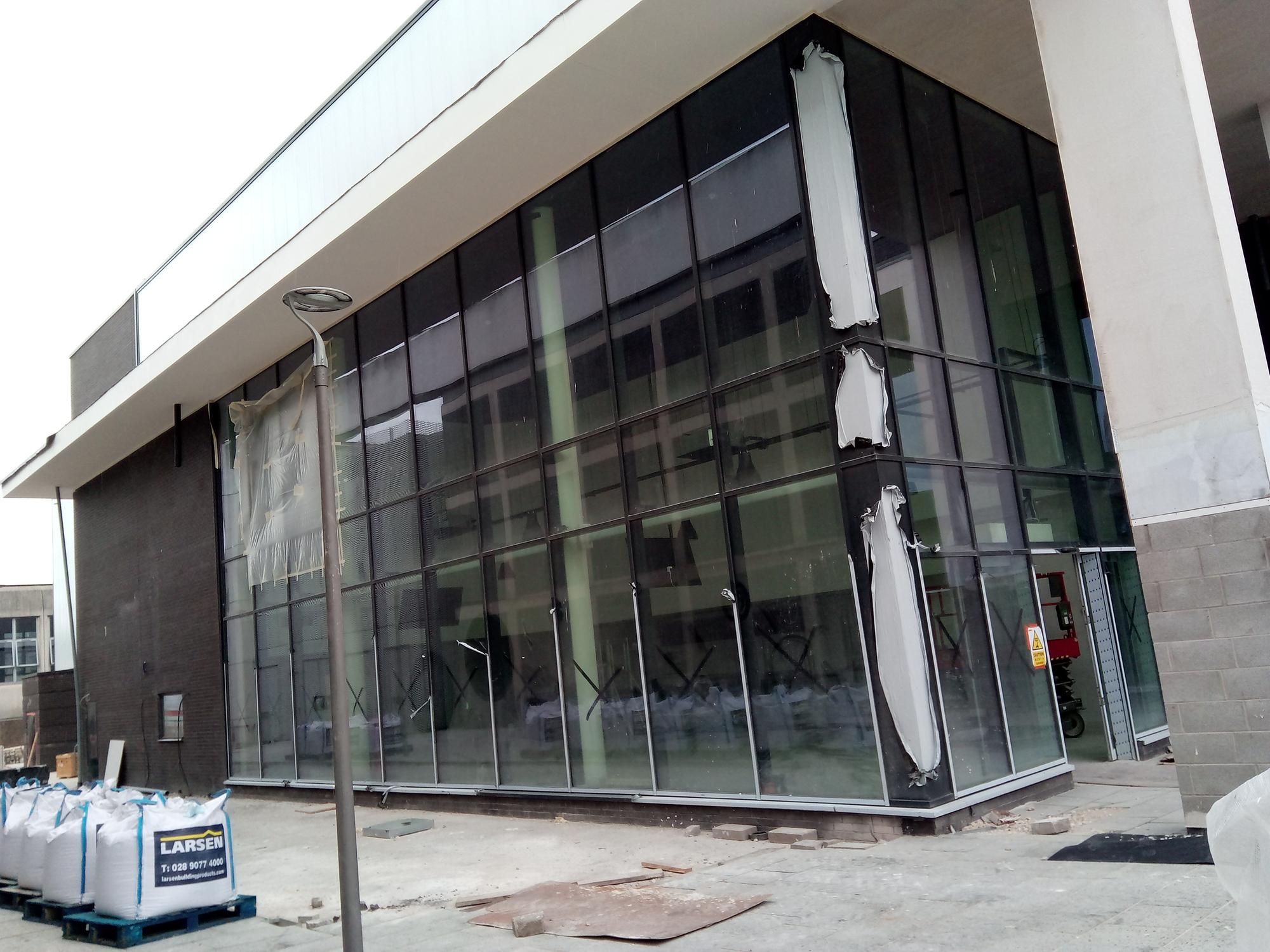 The entrance to what will be the new cinema on Waterdale