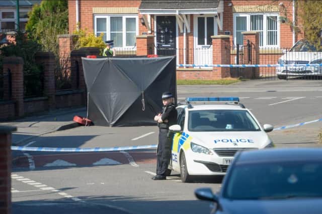 A murder investigation has been launched following the death of a man on the Manor estate in Sheffield this morning (Photo: Dean Atkins)