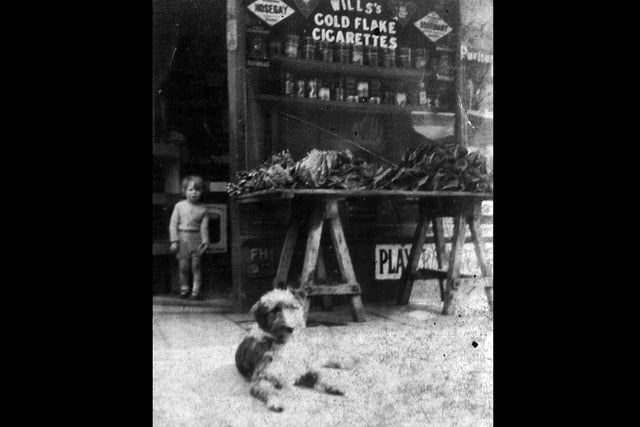 A grocers shopfront in Agincourt Road in 1929
