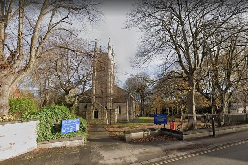 At number 7 is Holy Trinity Church on Newbold Road according to reviewers.