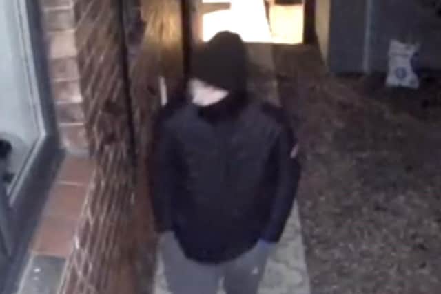 South Yorkshire Police have released CCTV footage following a reported attempted burglary in Sheffield.
