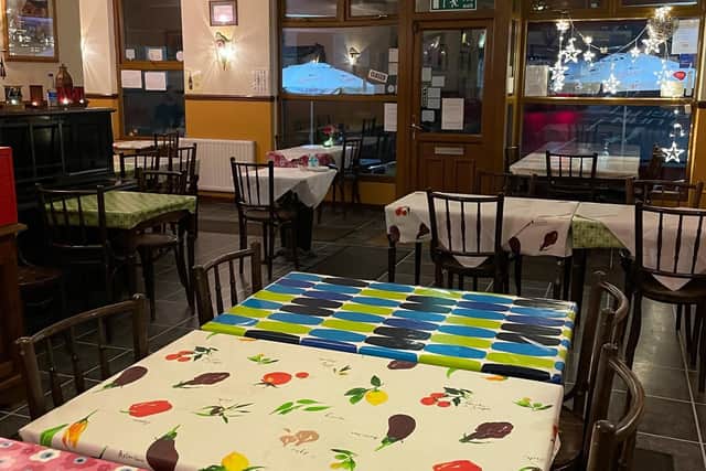 This photo, shared to Otto's Twitter page, shows the restaurant when it was almost completely empty on the evening of Mad Friday.