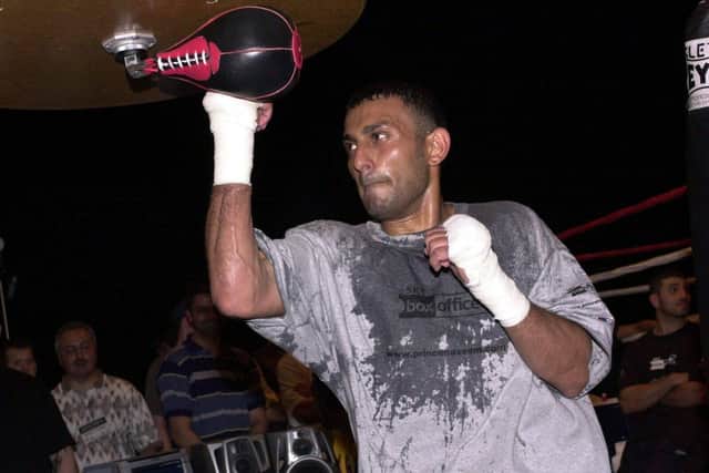Naseem Hamed getting ready for a fight Getty Images