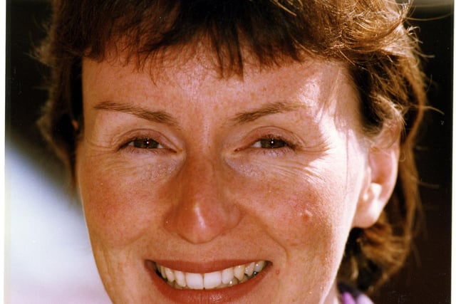 Former Jordanthorpe comprehensive  pupil  Helen Sharman, first British astronaut  May 20 1996