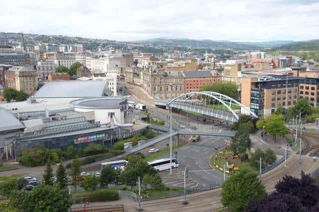 Police were called out to the Park Square roundabout in Sheffield city centre earlier tonight (Thursday, August 4) over concerns for a man's welfare