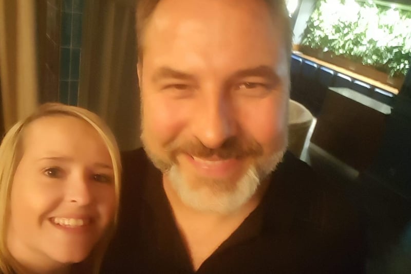Rachel Nowak, said: "Me and David Walliams in our hotel bar in Newcastle about 2am. He was staying there and was having a drink with the Petshop Boys who had just performed in some other venue in Newcastle."