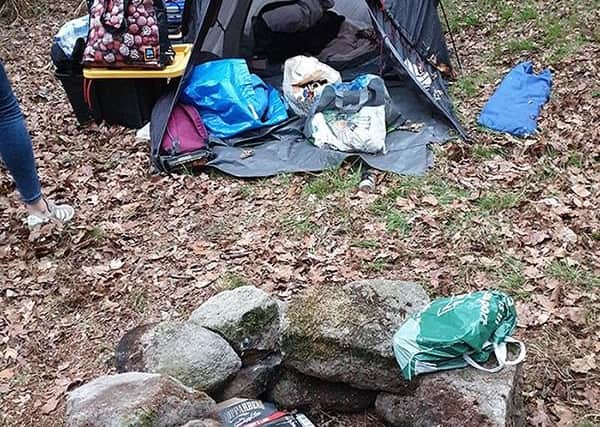 Man and woman fined for camping and having barbecue at Longshaw during lockdown.