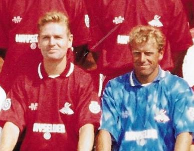 Clues: One is currently managing in League Two, the other is in charge of the U23s at former Premier League champions
