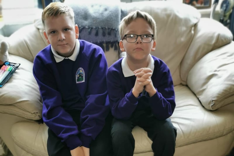 Clayton going into Year 6 and Dominic going into Year 5.