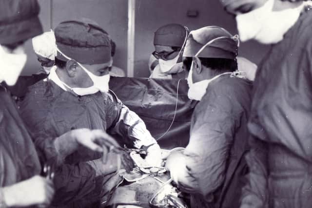 Heart operation Northern General Hospital in the 1970s