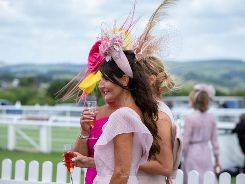 Ladies Day at Qatar Goodwood Festival, Goodwood on 29th July 2021
Pictured: Ladies at Goodwood
Picture: Habibur Rahman