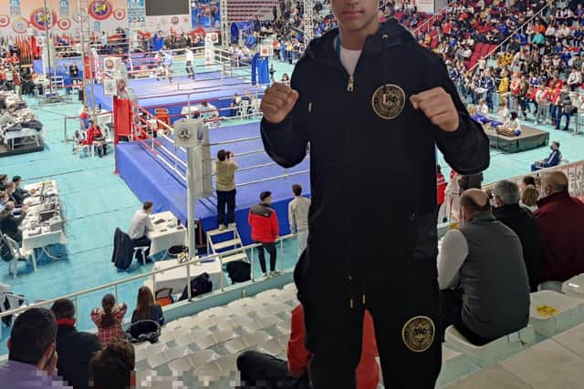 Ali at the IFMA European Championships for Muay Thai in Turkey.
