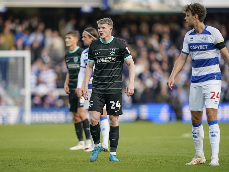 Pompey fans now really embracing the Northern Irishman and the qualities he brings to right-back role. Dogged and maturing strength now a handful at both ends of the pitch. Quality of passing also shone after break.