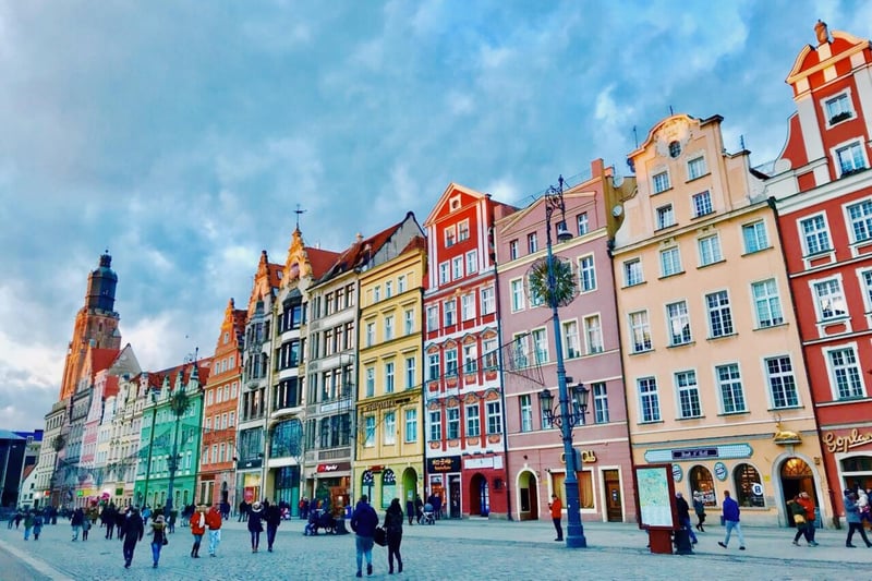 The architecture in Wroclaw is stunning with flights to the Polish city beginning at £81pp between 4-11 June. 