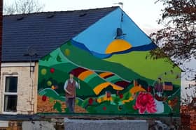 This mural of Walkley history painted by artist Nicole White was part of the Walkley Historians' latest project