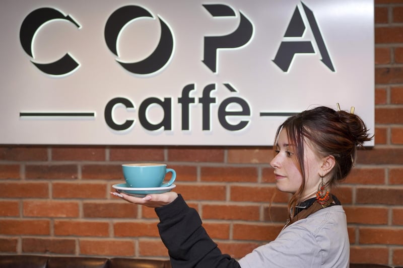 Copa Caffe on 277-279 Ecclesall Road opened in April, and its owners say they are passionate about stocking from local producers including Cuppa’s Choice coffee, doughnuts from Suited Baker and Our Cow Molly milk. The team behind the café are also set to open a Las Vegas style lounge bar on Ecclesall Road and have taken over the former Spearmint Rhino site in the city centre which will be comprised of speakeasy style venue called Copa Club on the ground floor and a sports bar called Extra Time on the first floor
Pictured is Liv Hunt