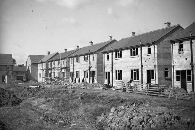 The first residents were just weeks away from moving into Sunderland's concrete houses in 1954. Sunderland Corporation planned to build 110 concrete houses on its newest estate, Grindon Village,  to combat a brick shortage which threatened to slow down the housing programme.  Remember this?