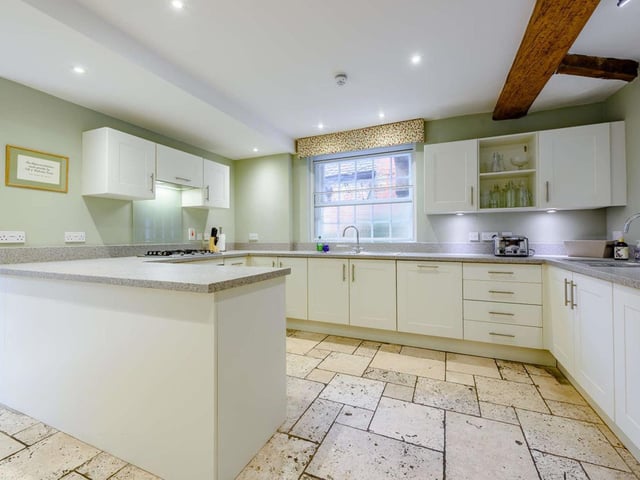 The generous and modern kitchen