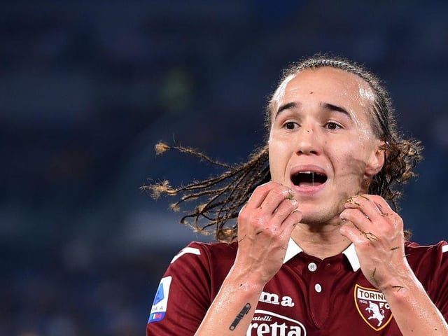 Neil Lennon says it is 'early days' on Diego Laxalt extending his stay at Celtic Park beyond his current loan - but the Uruguayan has impressed (Various)