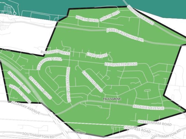Paulsgrove East had three confirmed cases in the seven days to October 16, which was an increase of 50 per cent.