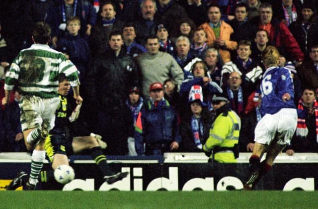 1996-97
Danish striker Erik Bo Andersen's Ibrox career wasn't particularly memorable - but his impact off the bench in this New Year fixture was, he struck in the 83rd and 89th minute to tip the balance in the home side's favour at Ibrox on January 2, 1997.