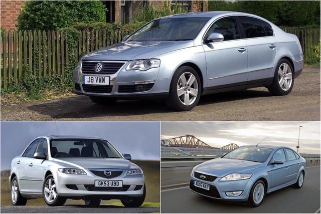 Once again, older versions of the best performing cars crop up among the least reliable but Volkswagen's 2005 Passat out-faults them all. 
Volkswagen Passat (2005 - 2015) 57.9%; Mazda 6 (2007 - 2012) 63.5%; Ford Mondeo (2007 - 2014) 64.8%