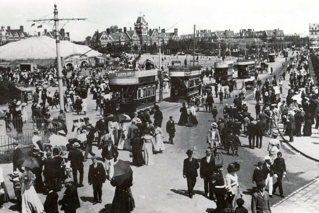 The Circus at Pier Road, Southsea, 1900