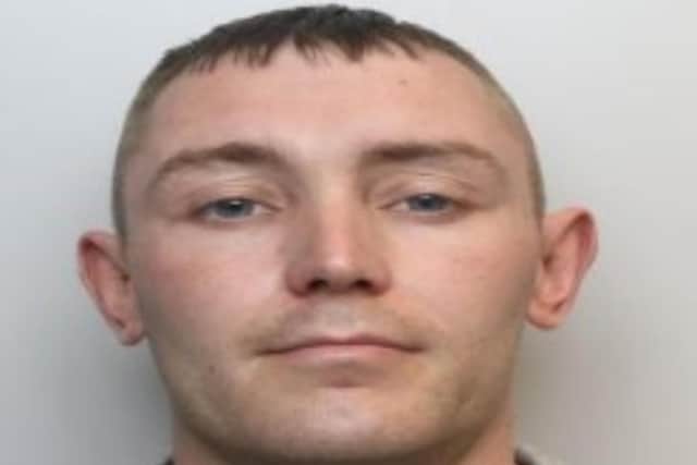 South Yorkshire Police are appealing to find wanted man Adam Holgate, who they believe could be in Barnsley.