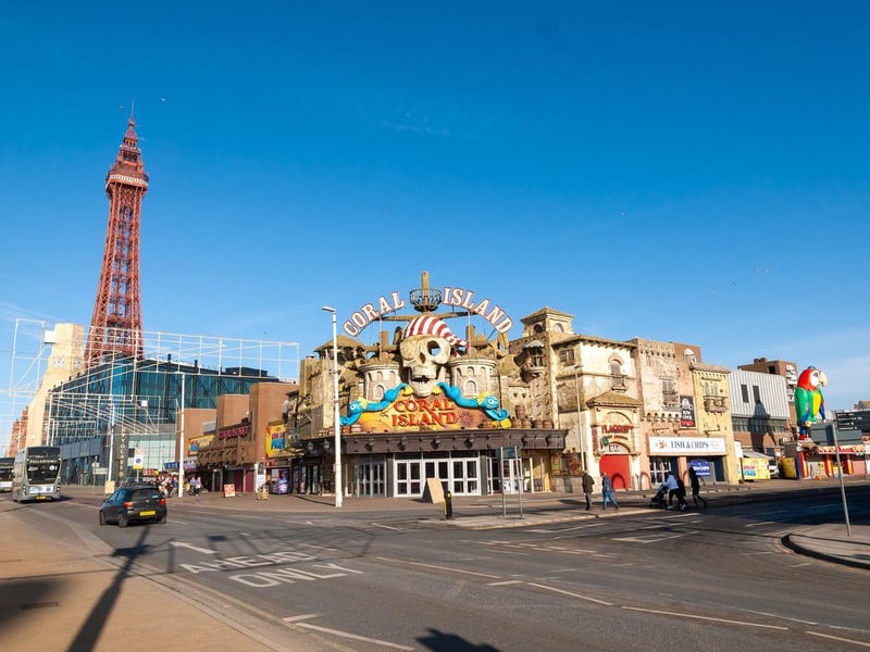 Bonny Street, Blackpool, FY1 5DW | 4.3 out of 5 (15,437 Google reviews) | Coral Island is Blackpool's largest indoor free admission family attraction.