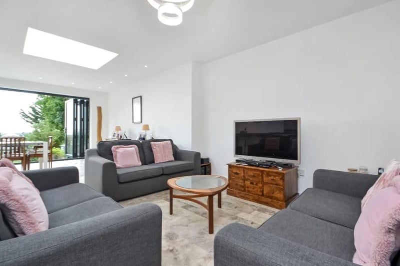 This three bed bungalow in Sea View Road, Drayton is on sale for £550,000. Here's what the living room looks like.