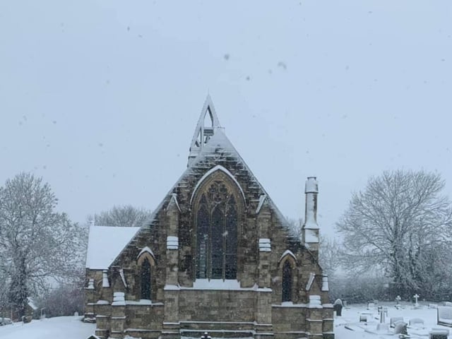 What a beautiful winter scene from Natalie Royston.