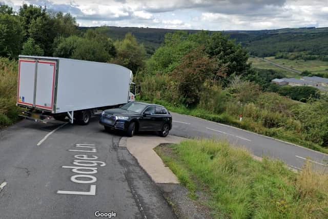 Officials hoped to re-route buses up Lodge Lane, one of Sheffield’s steepest roads, which features a dramatic hairpin bend – before worried residents objected. Picture: Google Street view