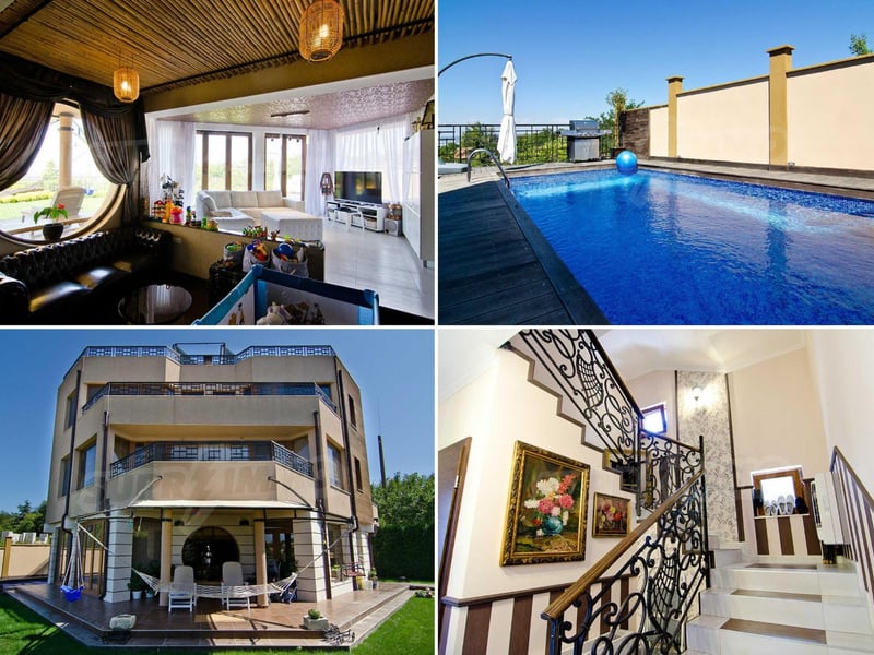You certainly get plenty of bang for your buck in Bulgaria. This luxury three-storey four bedroom home right on the Black Sea coast in Varna is on the market for just £388,279. It has four bedrooms, four bathrooms, a pool, sea views, and a veranda with a hammock for an afternoon nap.