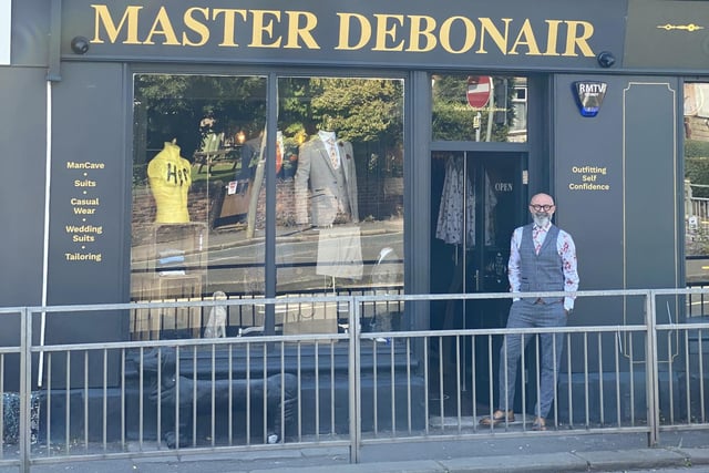 Menswear retailer Master Debonair relocated from West Bars to Chatsworth Road in Chesterfield in summer. The company was founded by husband-and-wife team Simon and Eve Whitaker in 2016.