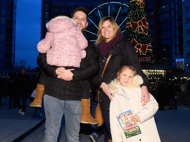 Pictured is: Ismay, Paul, Kimberley and Evelin Mullins. Picture: Keith Woodland (131121-11)
