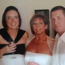 Devastated relatives of a Sheffield woman who died after ‘serious lapses’ in hospital care in are urging others to ‘get checked out’. PIctured: (left to right) Nicole, Susan and Paul Bamford.