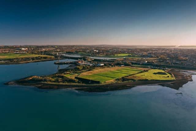 This plot of green space to the west of the M275 could potentially be transformed into a marine businesses site as well as accommodate homes - and of course provide a wildlife haven. The city council is keen is earmark the site for this use - but so far has failed to win the backing of the government which would allow this vision to come to life. This is because of environmental concerns and the site's importance to the local wildlife and eco-system. The council and the government are continuing to communicate about it - and so in the meantime there is no real concreate vision about the potential this site could have.
Picture: Hampshire & Isle of Wight Wildlife Trust