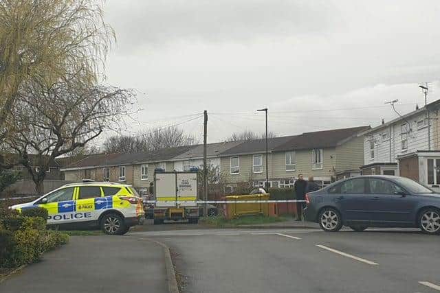 The army's bomb disposal unit was called to Jordanthorpe, Sheffield, yesterday.