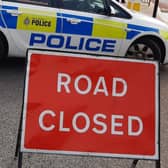 Police have appealed for witnesses to a collision which left Sheffield Wednesday fan Nigel Crockett with life threatening injuries, from which he later died. File picture shows a Sheffield road closure