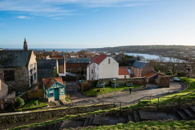 The property is yards from Berwick's town walls which offer superb views.