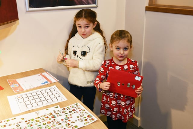 Youngsters can also make their own Christmas cards and reindeer dust inside a bauble.