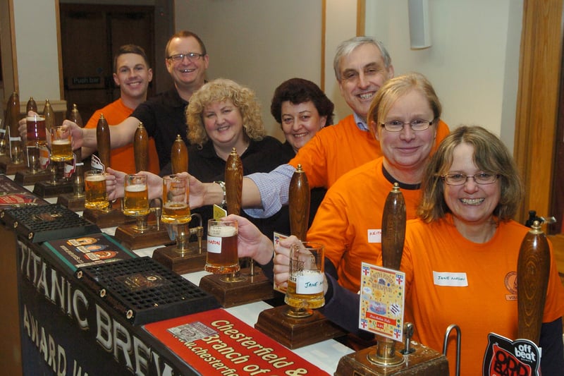 Chesterfield CAMRA members ready to let the public into their beer festival