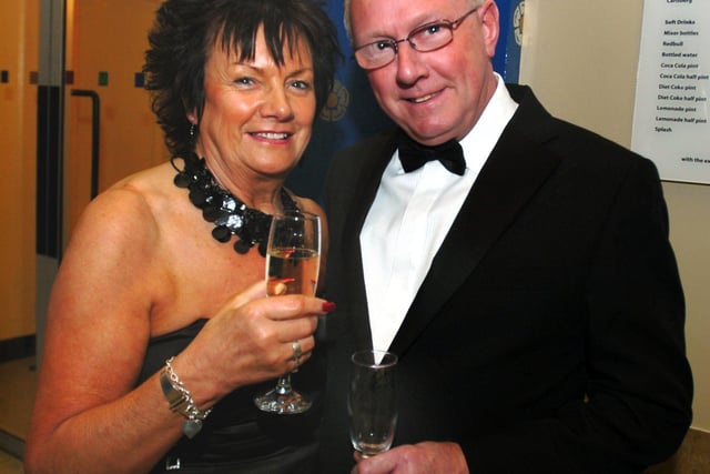 New Years Eve Ball at Sheffield City Hall in 2007, LtoR: Denise Lott and David Wass