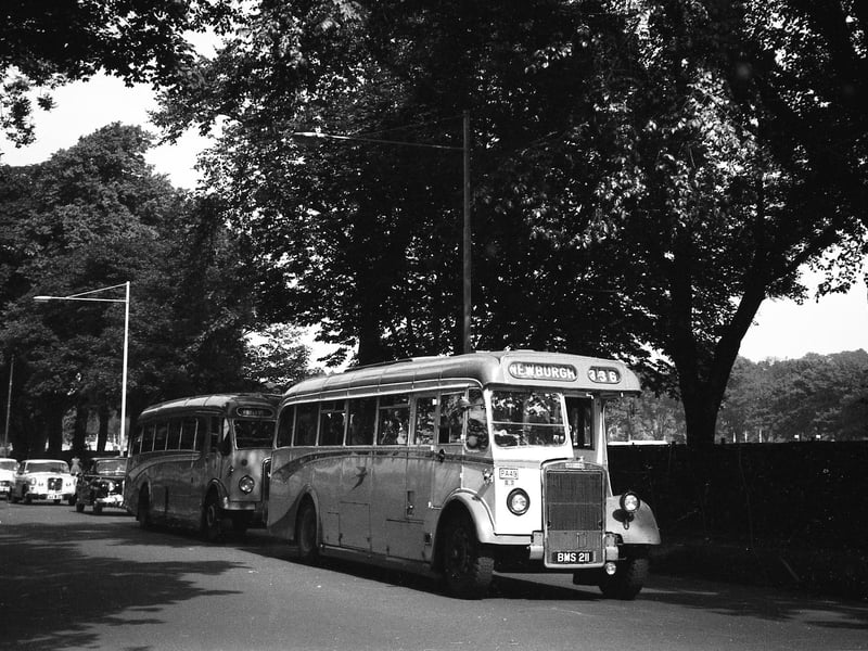 Route 336 ran between Perth railway station and Kirkcaldy, with short journeys to Newburgh. Working one such, with a journey time of 35 minutes, is Newburgh-allocated No PA49 (BMS 211), an Alexander-bodied Leyland PS1 new in March 1948; it would pass to Alexander Fife and remain in that fleet until sold in May 1969.